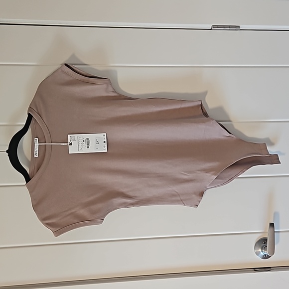 BNWT Zara Short Sleeve Bodysuit (L) - Picture 1 of 6